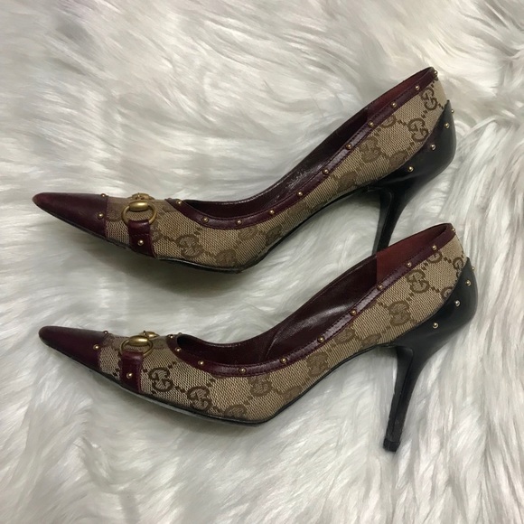 gucci pointed heels